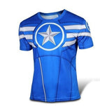 Free shipping 2015 t-shirt Superman/Batman/spider man/captain America /Hulk/Iron Man / t shirt men fitness shirts men t shirts