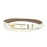 Top Sale Fashion Women Girl Candy Color PU Leather Thin Skinny Cummerbund Waist Belt Alloy Buckle Straps Waistband Wholesale