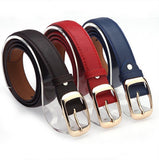 2016 Women Fashion Belts Cinturones Mujer  Ladies Faux Leather Metal Buckle Straps Girls Fashion Accessories