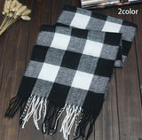Men's European-Style Scottish Tartan Cotton Scarves