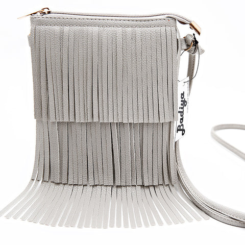 Vintage Women Shoulder bags PU Leather Tassel Handbags Zipper Crossbody Bag Lady Fashion Messenger Bag Flap For Women