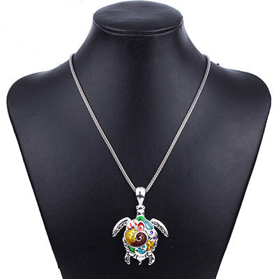 MS1504180 Fashion Jewelry Hight Quality Necklace Earring For Women Jewelry Silver Plated Sea Turtle Unique Design Party Gifts