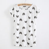 Summer Cool Fashion Tassel Design Hole T-shirt Micky Mouse Print Frayed Hole T Shirts Female Short Sleeve Sexy Thin Ladies Tops