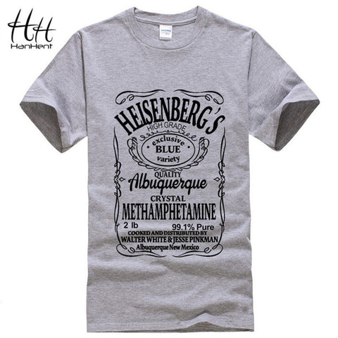 HanHent Hermanos T-Shirt Man Breaking Bad T Shirt Men Walter White Cook Tops Heisenberg Men Tops Tees 2016 Summer Fashion New