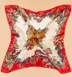 Women 90*90cm satin Square Scarf  High Quality  Imitated Satin Scarves  Shawl Hijab 2015 fashion style