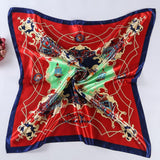 Women 90*90cm satin Square Scarf  High Quality  Imitated Satin Scarves  Shawl Hijab 2015 fashion style