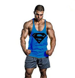 2015 New Summer Captain America Sports  Singlets Mens Tank Top TShirt Stringer Bodybuilding Golds Gym Cotton Sports Vest