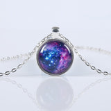Nebula Space Glass Galaxy Pendant Necklace