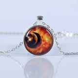 Nebula Space Glass Galaxy Pendant Necklace