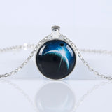Nebula Space Glass Galaxy Pendant Necklace