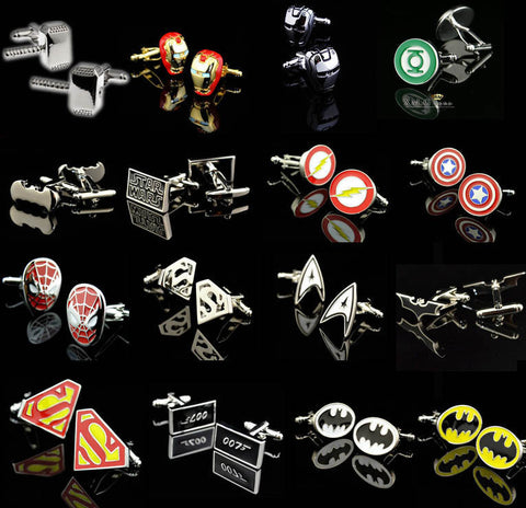 Superhero Novelty Cufflinks!