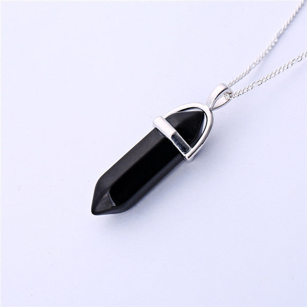 Natural Stone Pendant Bijoux Chain Necklaces