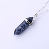 Natural Stone Pendant Bijoux Chain Necklaces