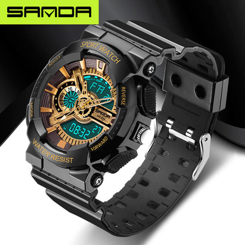 Sanda G Shock-style Men's Digital Sports Watch