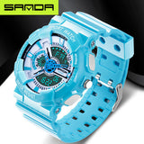 Sanda G Shock-style Men's Digital Sports Watch