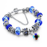 Women's Crystal Charm Bracelet - 925 Silver