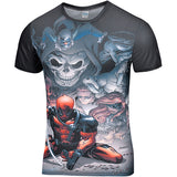 2016 New Arrive American Comic Badass Deadpool T-Shirt Tees Men men t shirt Cartoo 3d t shirt Funny Casual tee shirts tops