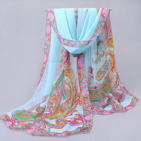 new fashion style butterfly Scarves women's scarf long shawl spring silk pashmina chiffon infinity scarf
