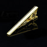 Men's Classic Gold or Silver Metal Clasp Tie Clip