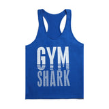 Tank Top T-Shirt Men Singlet Gym Clothing Gymshark  Fitness Men Muscle Male Gold's Gym Sleeveless Cotton Print O-Neck Vest Plus