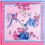 Free Shipping 2016 Hot Sale Satin Square Silk Scarf Printed For Ladies,New Arrival Women Brand Polyester Scarves 90*90cm