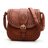 Small Casual women messenger bags PU hollow out crossbody bags ladies shoulder purse and handbags bolsas feminina