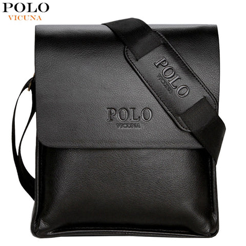 VICUNA POLO Famous Brand Leather Men Bag Casual Business Leather Mens Messenger Bag Vintage Men's Crossbody Bag bolsas male