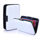 Waterproof Business ID Credit Card Wallet Holder Aluminum Metal Pocket Case Crush Resistant Expandable Pockets 12 Colors