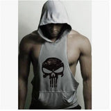 Skull ZYZZ Golds Bodybuilding Stringer Hoodies Gym Stringer Hoodie Fitness Brand Tank Top Men Clothing Cotton Pullover Hoody