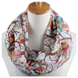 Women's Owl Print Scarf