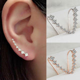 Rhinestone Crystal Hook Earring