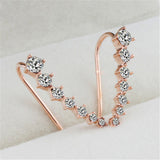 Rhinestone Crystal Hook Earring