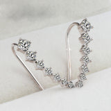 Rhinestone Crystal Hook Earring