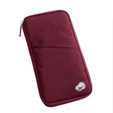 Fashion Popular Multifunction Travel Passport Storage packet Holder Credit ID Card Cash Wallet Document Management Bag JQ1514