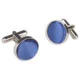 Men's Round Fabric Head Cufflinks