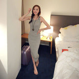 Women's Long Cotton Vest Dress