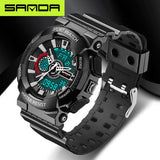 Sanda G Shock-style Men's Digital Sports Watch