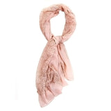 Women's Blue and White Porcelain Style Scarf Shawl