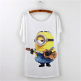 Harajuku Cat t-shirt Women Tee Shirt Femme Summer 2016 Casual Animal Cartoon print short sleeve Loose Ladies tops t shirt White