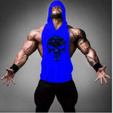 Skull ZYZZ Golds Bodybuilding Stringer Hoodies Gym Stringer Hoodie Fitness Brand Tank Top Men Clothing Cotton Pullover Hoody