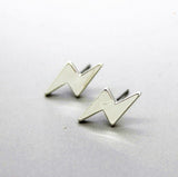 New fashion black gold silver 3 color  western triangle round flash stud earrings for women gifts jewelry