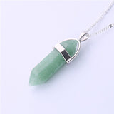 Natural Stone Pendant Bijoux Chain Necklaces