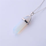 Natural Stone Pendant Bijoux Chain Necklaces