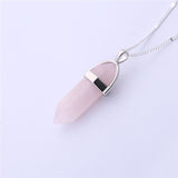 Natural Stone Pendant Bijoux Chain Necklaces