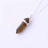 Natural Stone Pendant Bijoux Chain Necklaces