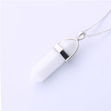 Natural Stone Pendant Bijoux Chain Necklaces