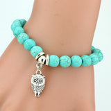 Women's Bohemian Turquoise Pendant Bracelet