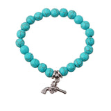 Women's Bohemian Turquoise Pendant Bracelet