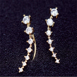 Rhinestone Crystal Hook Earring
