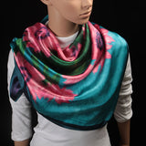 90cm*90cm 2016 Big Size Silk Square Scarf Women Fashion Brand High Quality Imitated Silk Satin Scarves Polyester Shawl Hijab